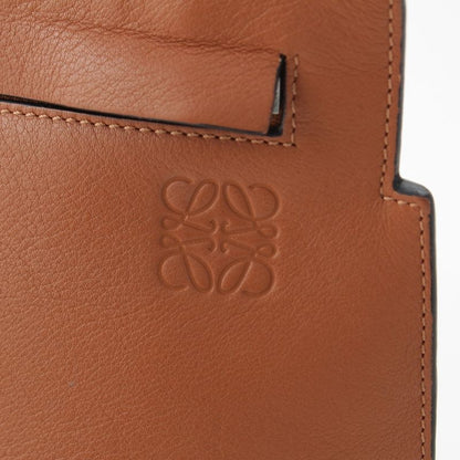 Loewe Leather T Shoulder Anagram Messenger Bag Brown