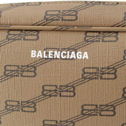 Balenciaga BB Monogram Camera Shoulder Bag Brown
