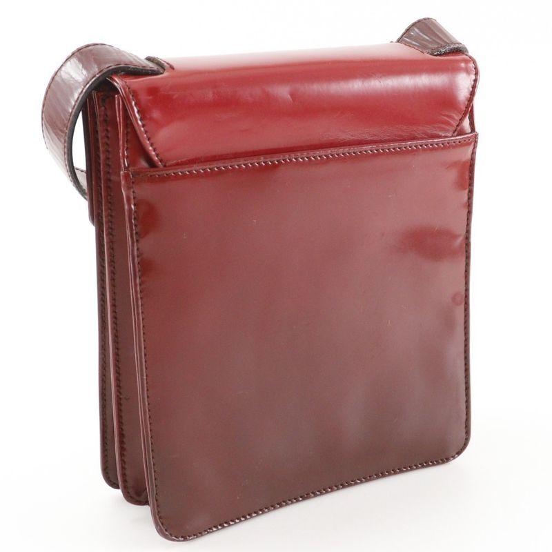 Prada Gradient Enamel Red Shoulder Bag