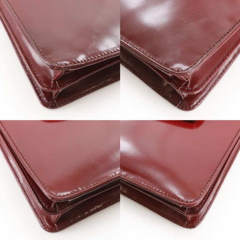 Prada Gradient Enamel Red Shoulder Bag