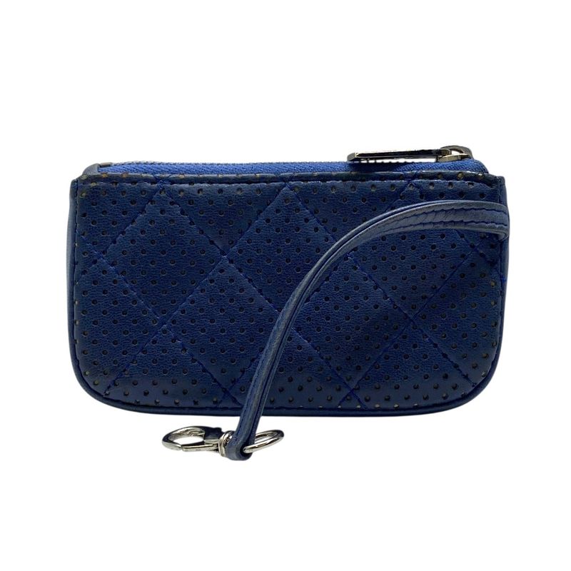 Chanel Coin Purse Mini Pouch with Key Ring Key Case CC Logo