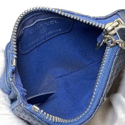 Chanel Coin Purse Mini Pouch with Key Ring Key Case CC Logo