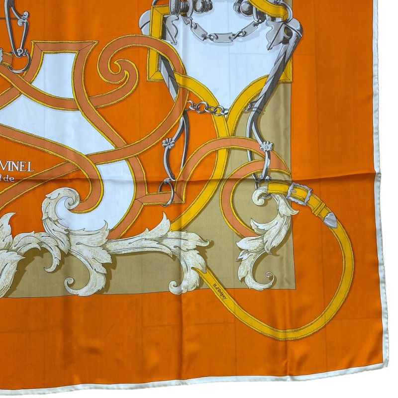 Hermes Scarf Carre 140 Large Shawl Linstrvction DV Roy Imperial Silk