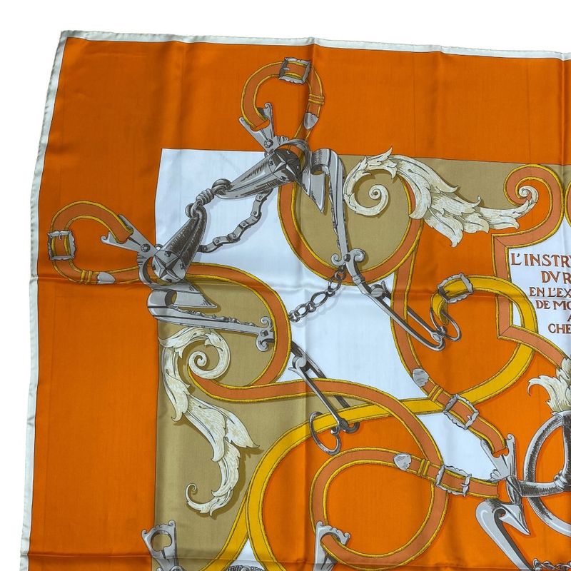 Hermes Scarf Carre 140 Large Shawl Linstrvction DV Roy Imperial Silk