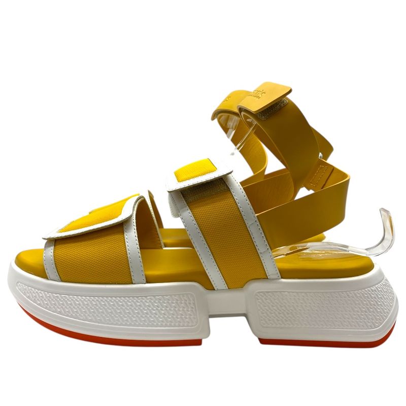 Hermes Geek Sandals Shoes Flat Thick Sole Belt Ankle Strap