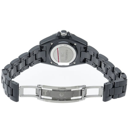 Chanel Watch Diamond Bezel Box Warranty Ceramic