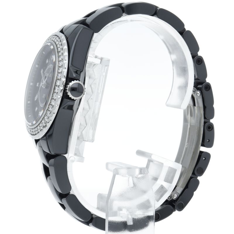 Chanel Watch Diamond Bezel Box Warranty Ceramic