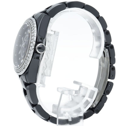 Chanel Watch Diamond Bezel Box Warranty Ceramic