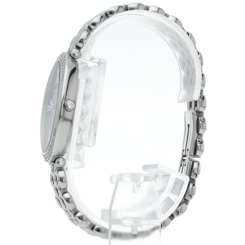 Tiffany & Co. Cocktail 2 Hand Watch Diamond Bezel Warranty 2 Pieces SS