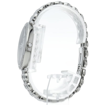 Tiffany & Co. Cocktail 2 Hand Watch Diamond Bezel Warranty 2 Pieces SS