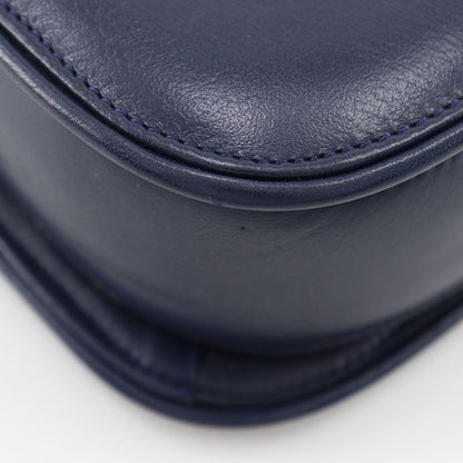 Gucci Vintage Calf Navy Blue Shoulder Bag
