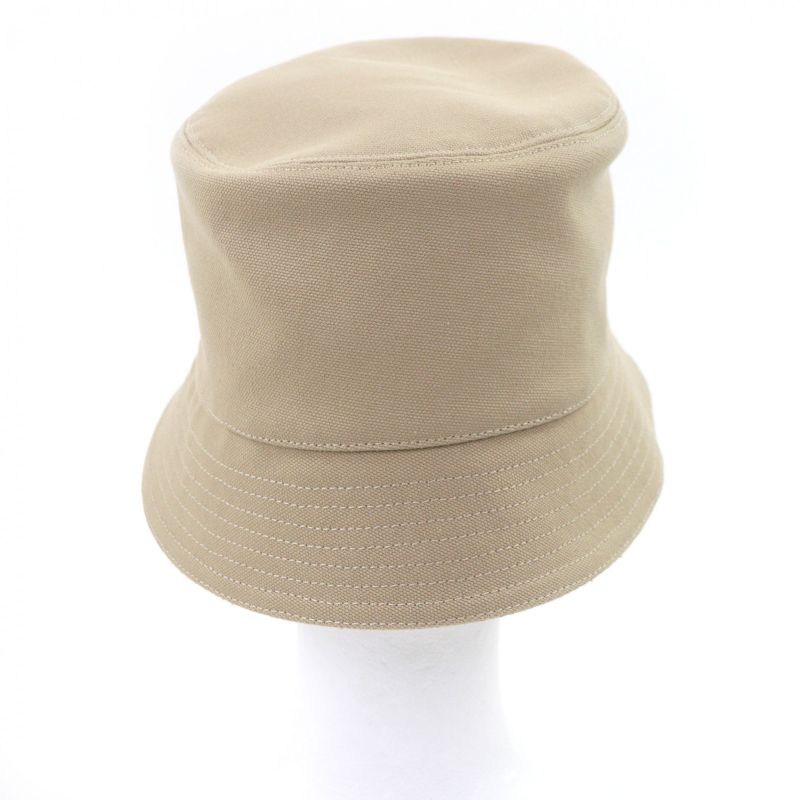 Loewe 100% Cotton Lambskin Logo Patch Bucket Hat