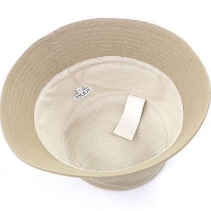 Loewe 100% Cotton Lambskin Logo Patch Bucket Hat