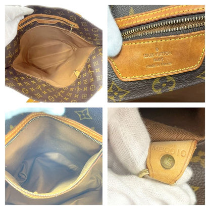 Louis Vuitton Monogram Sac Shopping Tote Brown