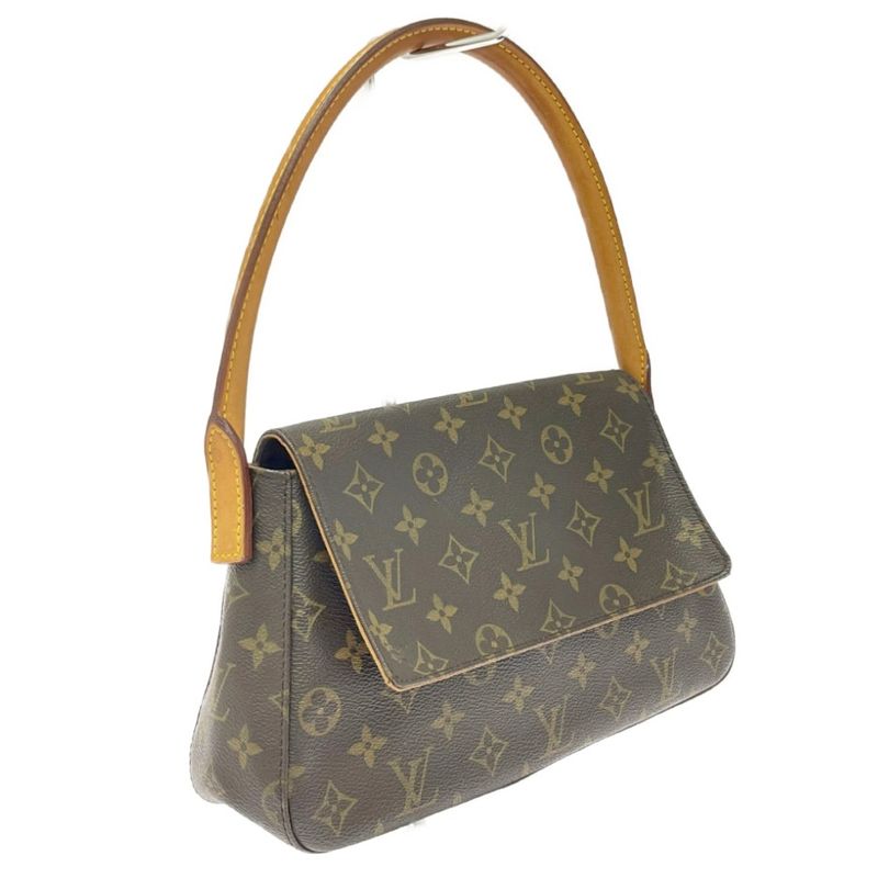 Louis Vuitton Monogram Mini Luping Shoulder Bag Brown