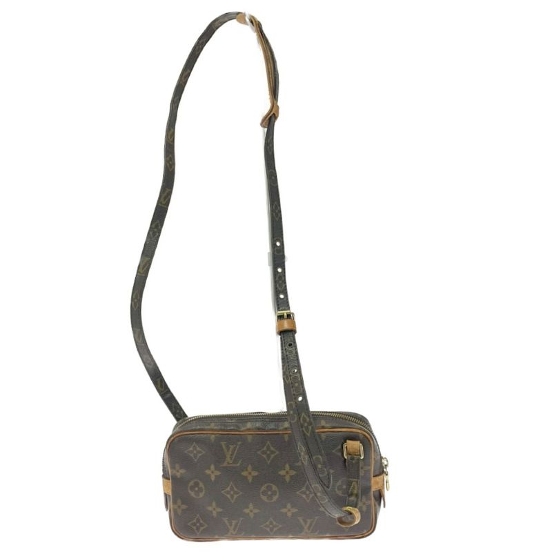 Louis Vuitton Monogram Pochette Marly Bandouliere Brown