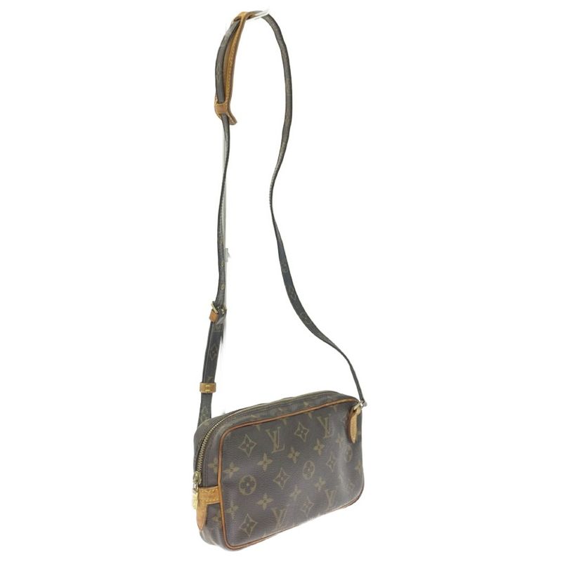 Louis Vuitton Monogram Pochette Marly Bandouliere Brown