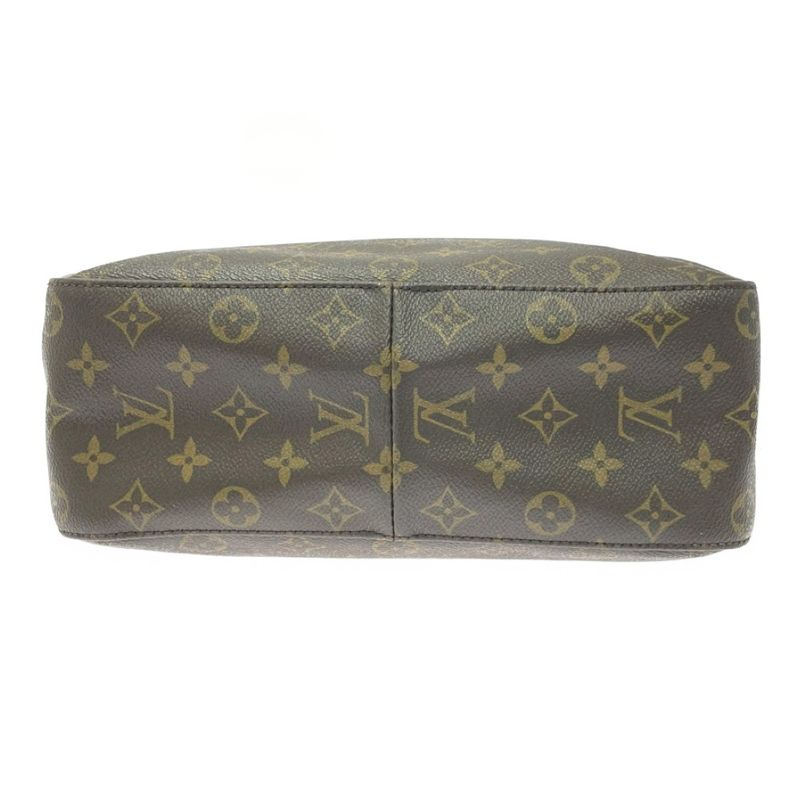 Louis Vuitton Monogram Looping GM Shoulder Bag Brown
