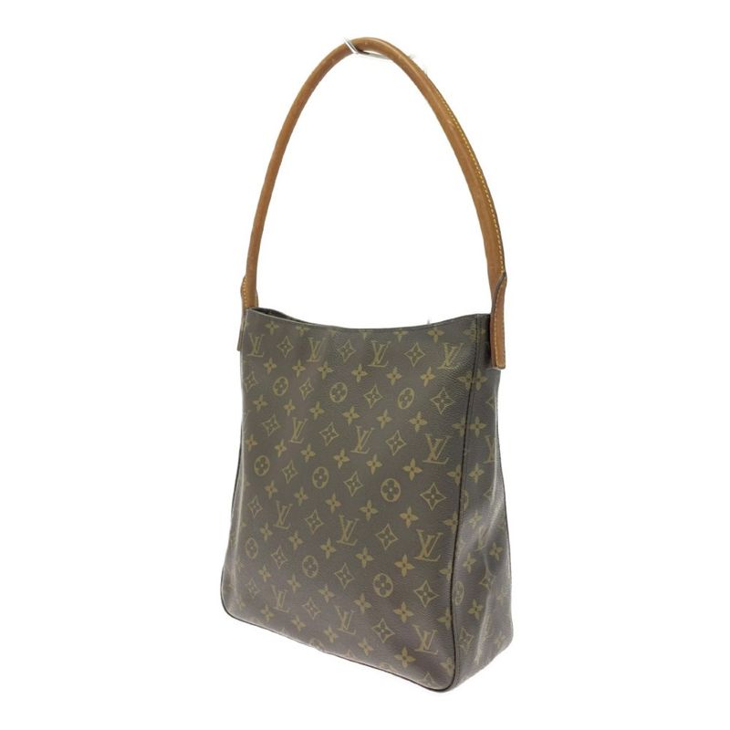 Louis Vuitton Monogram Looping GM Shoulder Bag Brown