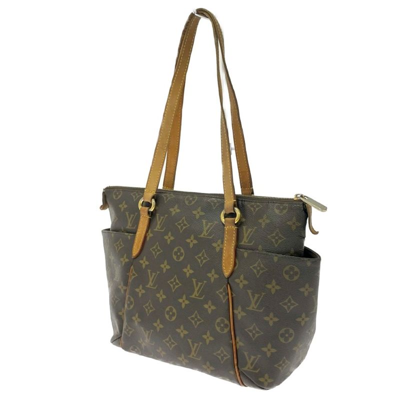 Louis Vuitton Monogram Totally PM Shoulder Bag Brown