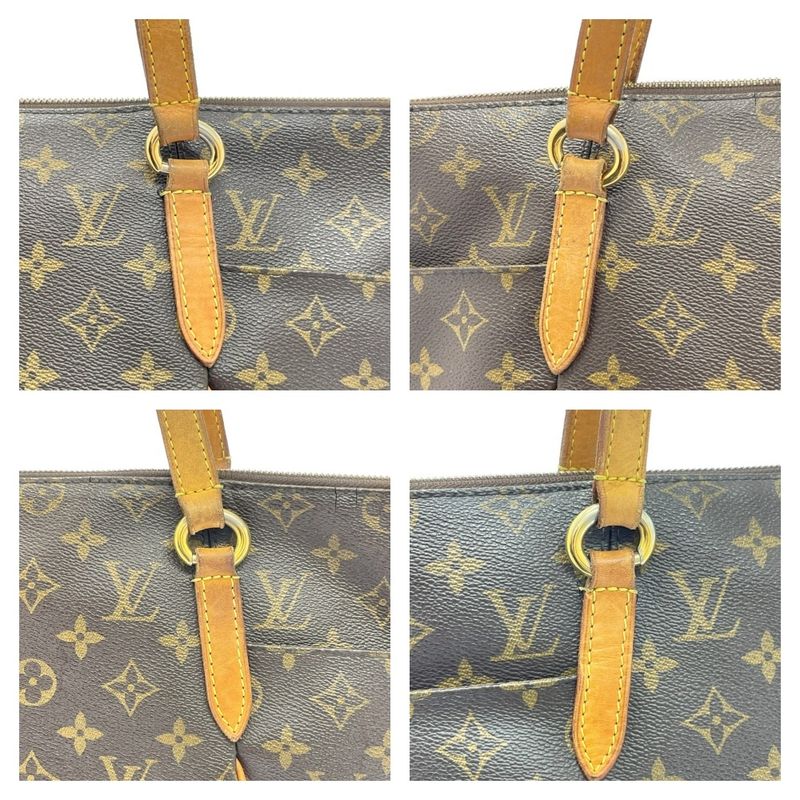 Louis Vuitton Monogram Totally PM Shoulder Bag Brown