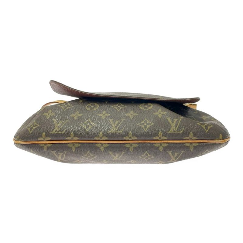 Louis Vuitton Monogram Musette Shoulder Bag Brown
