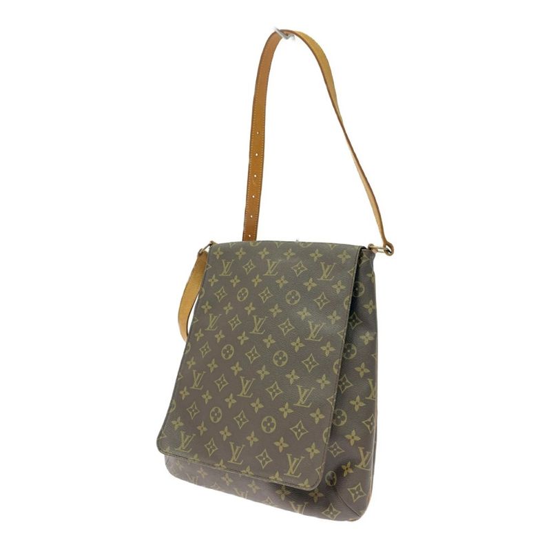 Louis Vuitton Monogram Musette Shoulder Bag Brown