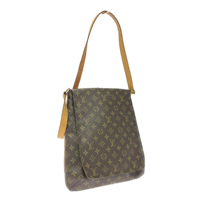 Louis Vuitton Monogram Musette Shoulder Bag Brown