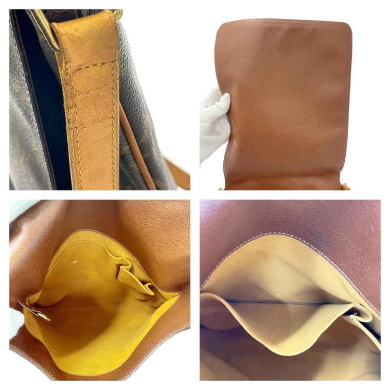 Louis Vuitton Monogram Musette Shoulder Bag Brown