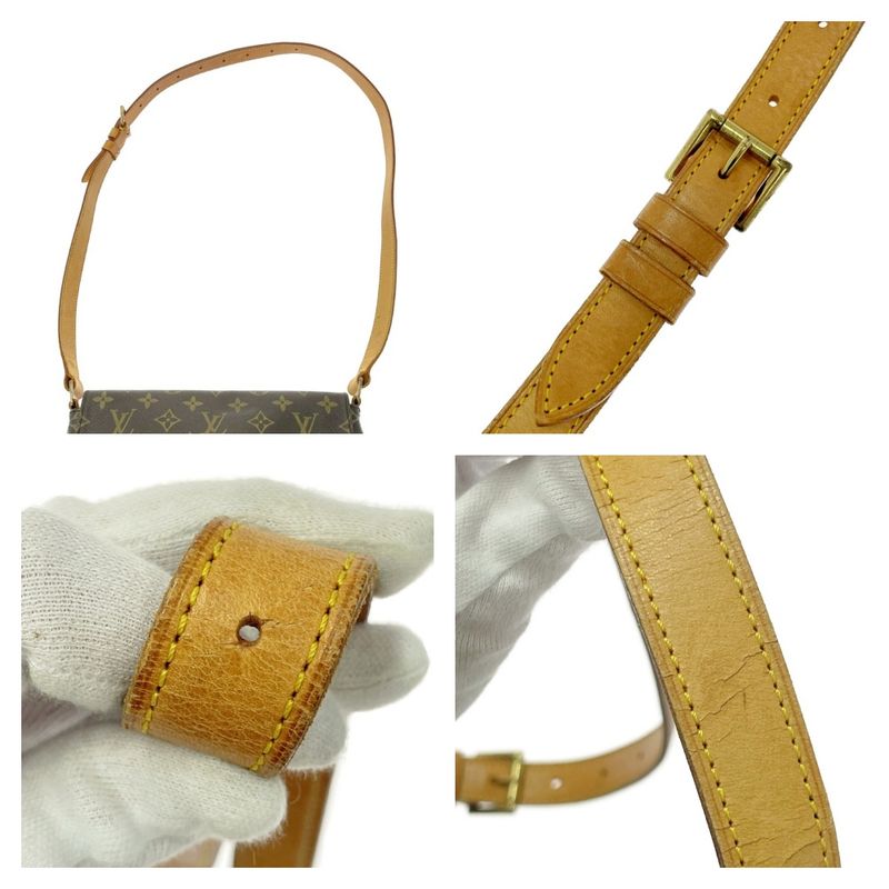 Louis Vuitton Monogram Musette Shoulder Bag Brown