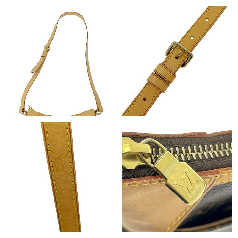 Louis Vuitton Monogram Odeon PM Shoulder Bag Brown