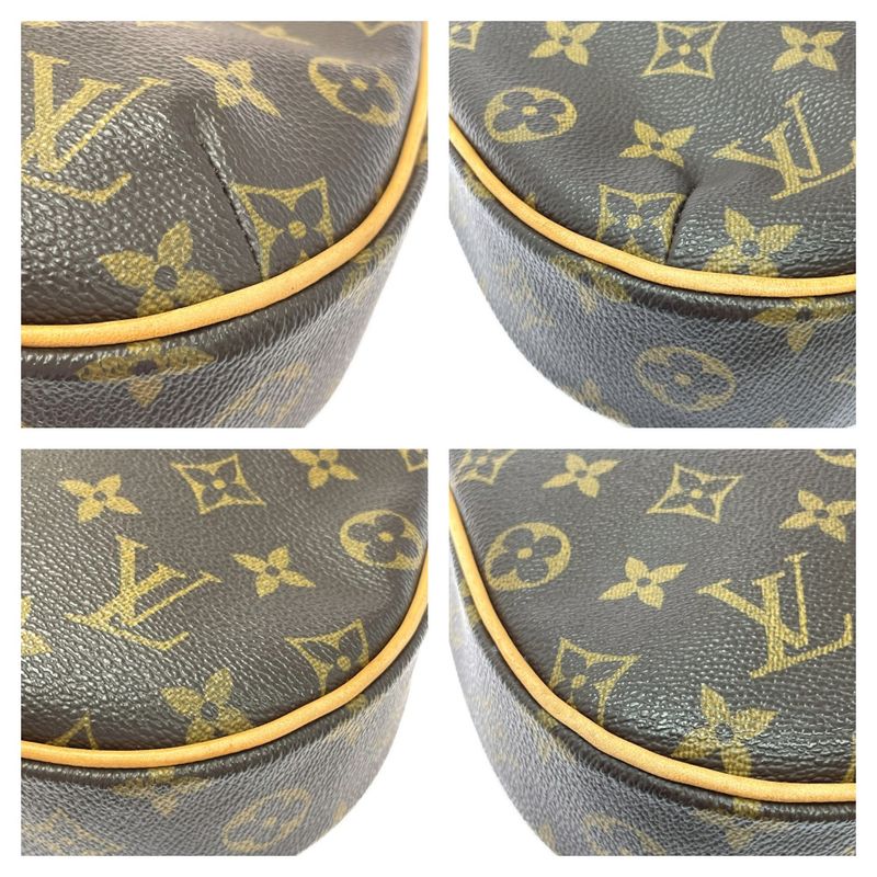 Louis Vuitton Monogram Odeon PM Shoulder Bag Brown