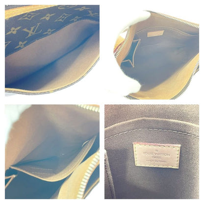 Louis Vuitton Monogram Odeon PM Shoulder Bag Brown