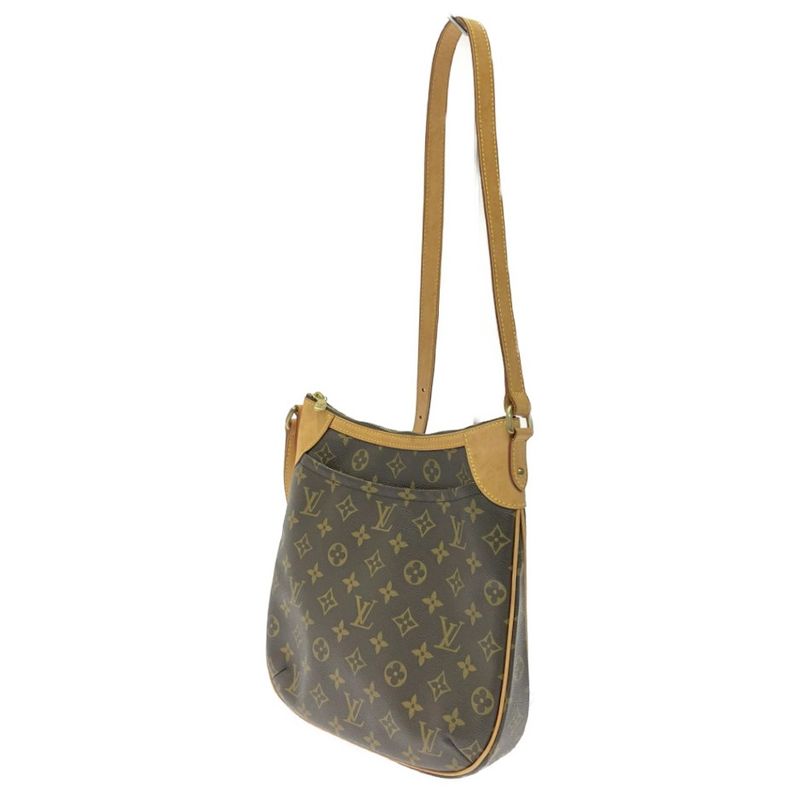 Louis Vuitton Monogram Odeon PM Shoulder Bag Brown