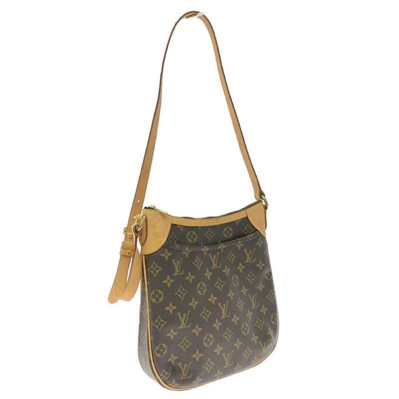 Louis Vuitton Monogram Odeon PM Shoulder Bag Brown