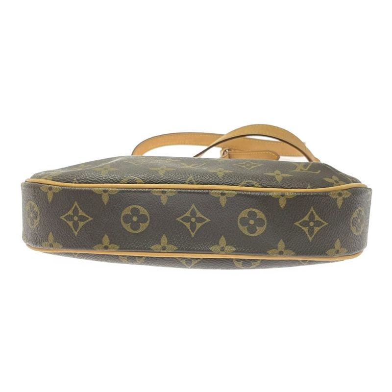 Louis Vuitton Monogram Odeon PM Shoulder Bag Brown