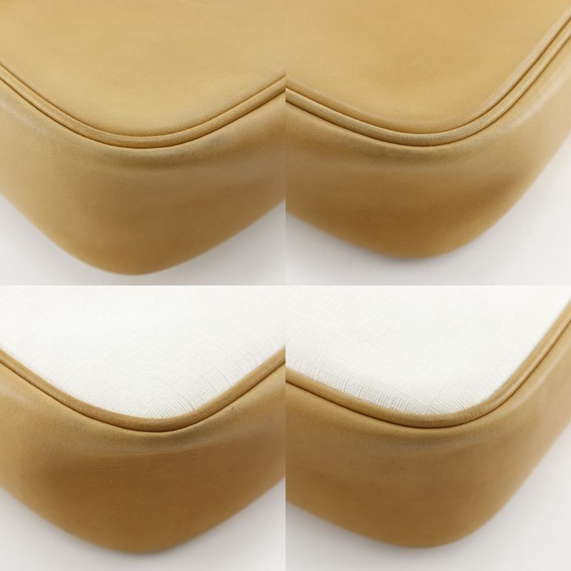 Gucci Vintage Calf Beige Shoulder Bag
