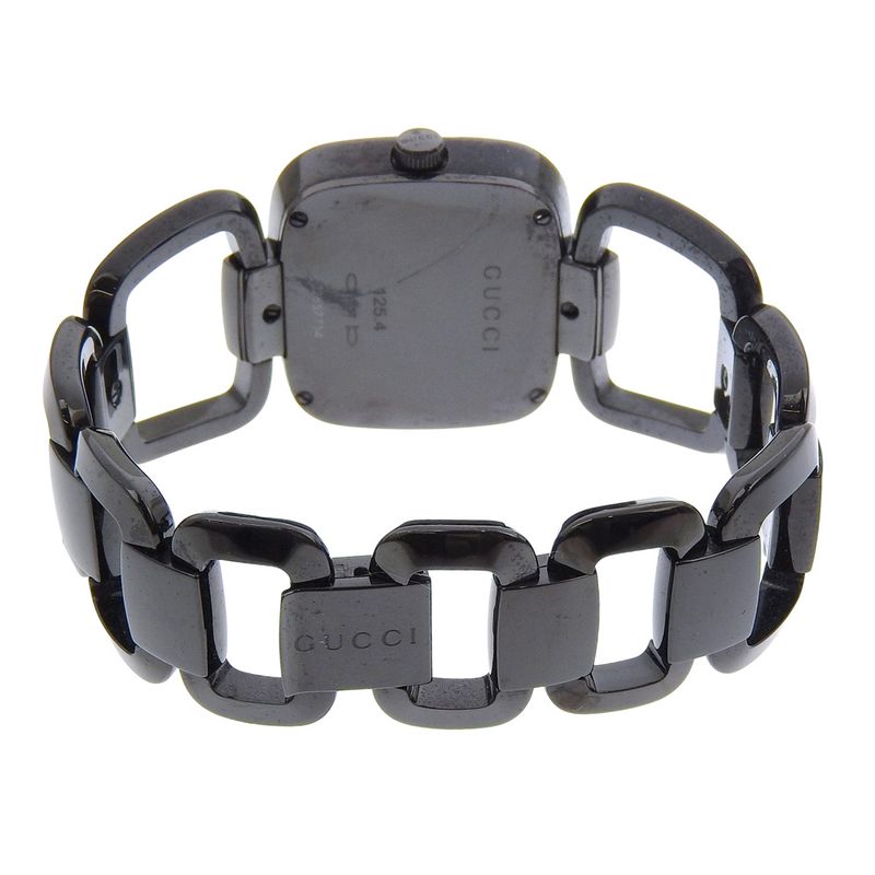 Gucci Collection 125.4 Stainless Steel Quartz Analog Display Black