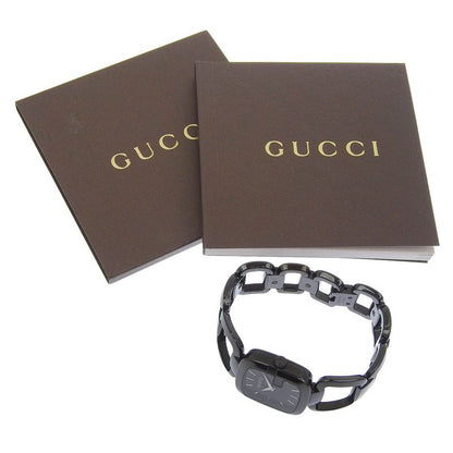 Gucci Collection 125.4 Stainless Steel Quartz Analog Display Black