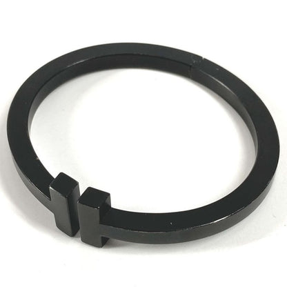 Tiffany & Co. Bracelet T Square Bangle SS Black