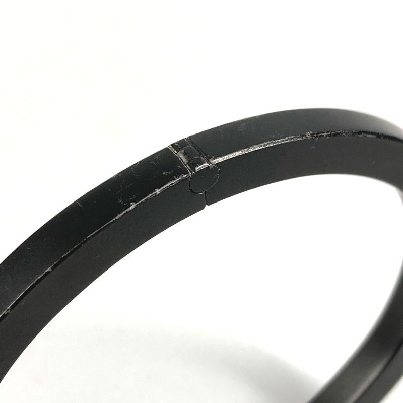 Tiffany & Co. Bracelet T Square Bangle SS Black