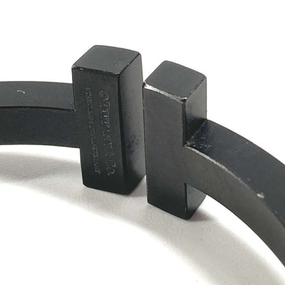 Tiffany & Co. Bracelet T Square Bangle SS Black