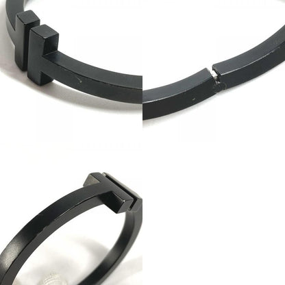 Tiffany & Co. Bracelet T Square Bangle SS Black