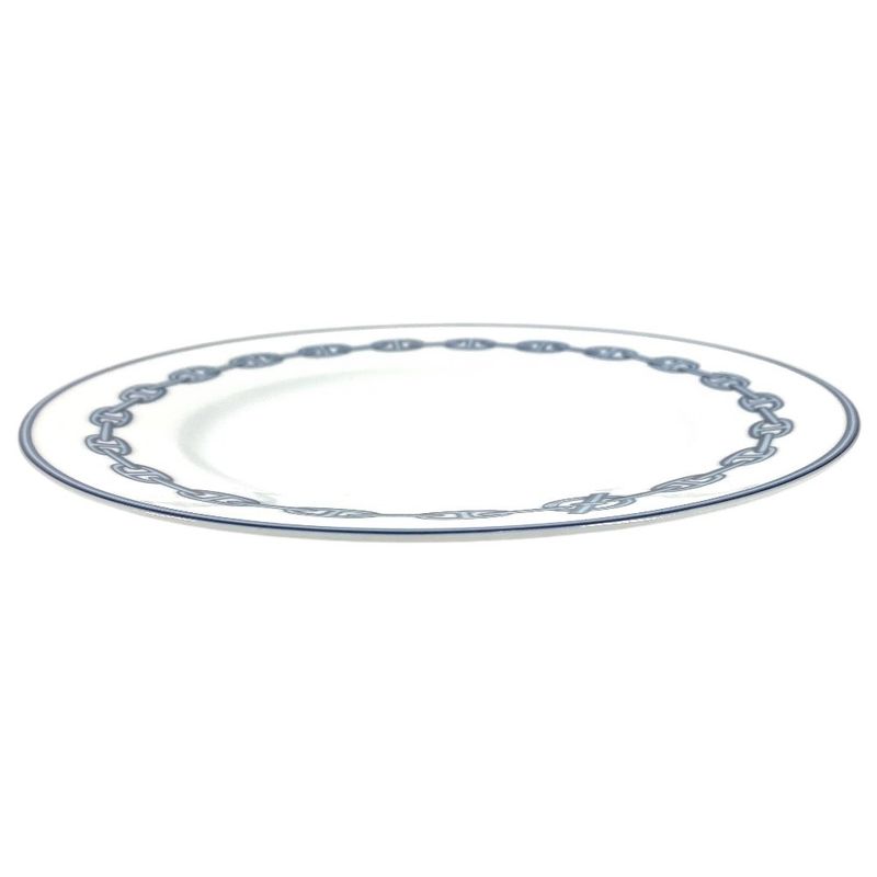 Hermes Plate Dinner Ceramic White