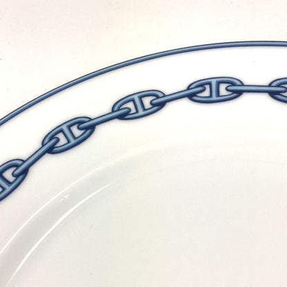 Hermes Plate Dinner Ceramic White