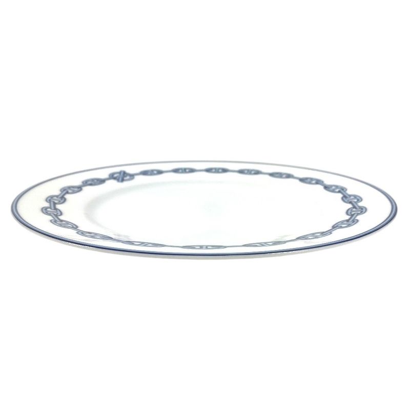 Hermes Plate Dinner Ceramic White