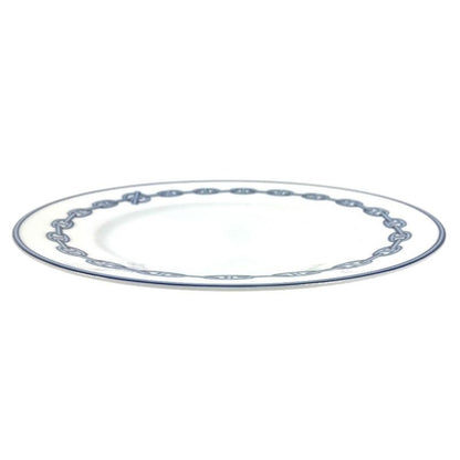 Hermes Plate Dinner Ceramic White