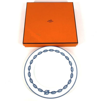 Hermes Plate Dinner Ceramic White