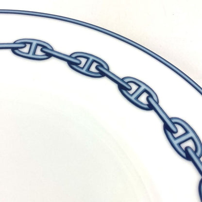 Hermes Plate Dinner Ceramic White