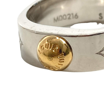Louis Vuitton Ring Nanogram Metal Silver